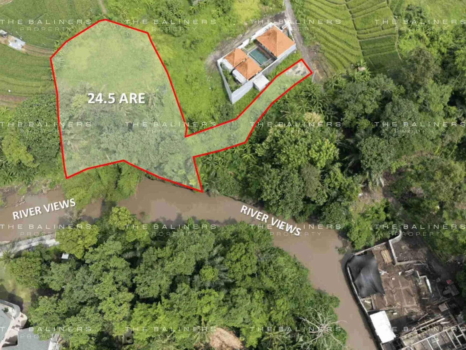 RIVERSIDE SERENITY IN KABA-KABA, TABANAN, FREEHOLD LAND FOR VISIONARY DEVELOPMENT