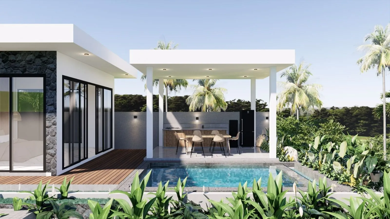MODERN 1-BEDROOM VILLA WITH PRIVATE POOL IN UBUD