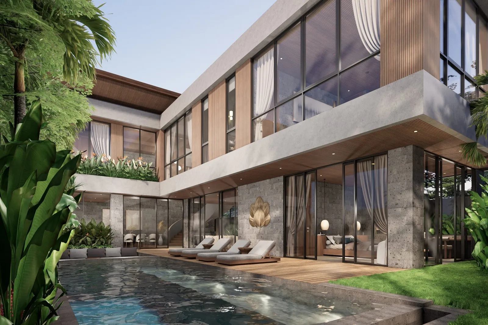 TROPICAL CONTEMPORARY VILLA IN UBUD