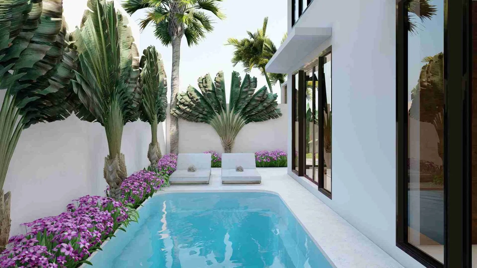 PEACEFUL TWO-BEDROOM VILLA RETREAT IN KUTUH WITH PRIVATE POOL